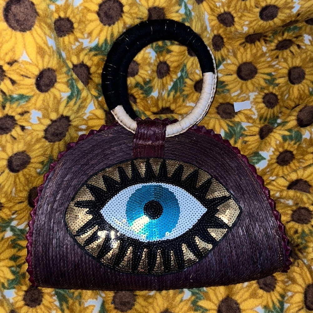 Evil eye purse